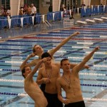 Men's Medley Relay at District 28-5A meet