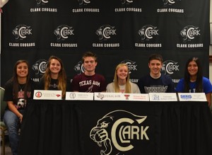 L-R: Frances Moore, Kendall Kotara, Austin Wells, Alyssa Jacobs, Presley Miller and Liz Rodriguez